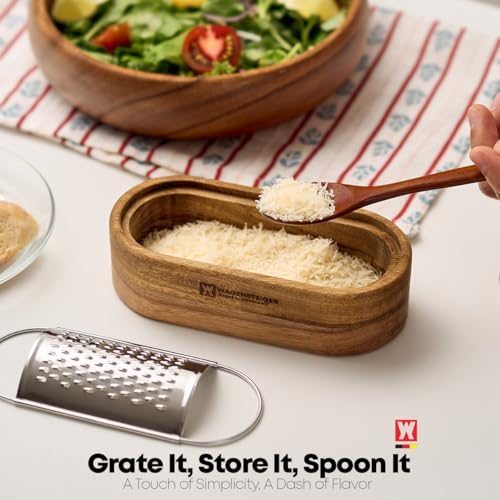 Wagensteiger SUS304 Cheese Grater with Wooden Container