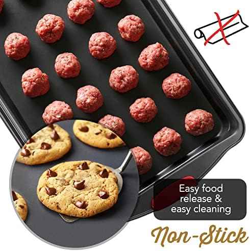 Eatex Baking Sheet Set, 39 Piece Baking Pans Set, Cookie Sheets for Baking