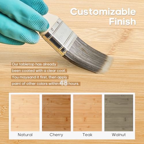 FAHKNS Bamboo Butcher Block Worktop, 24 x 25