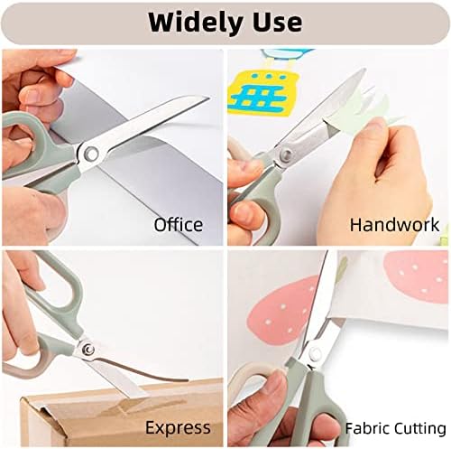 Multipurpose Scissors, Comfort-Grip Handles Sharp Scissors for Office