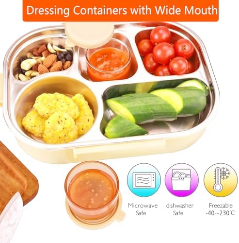 Salad Dressing Container To Go, 2.7 oz Glass Small Condiment Container