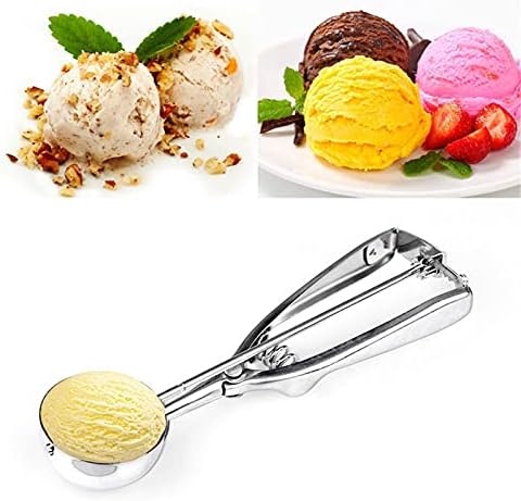 3Pcs Cookie Scoop Set, Ice Cream Scoop, Stainless Steel Cookie Dough
