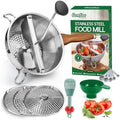 Stainless Steel Food Mill With 3 Milling Discs,Ergonomic design Rotary