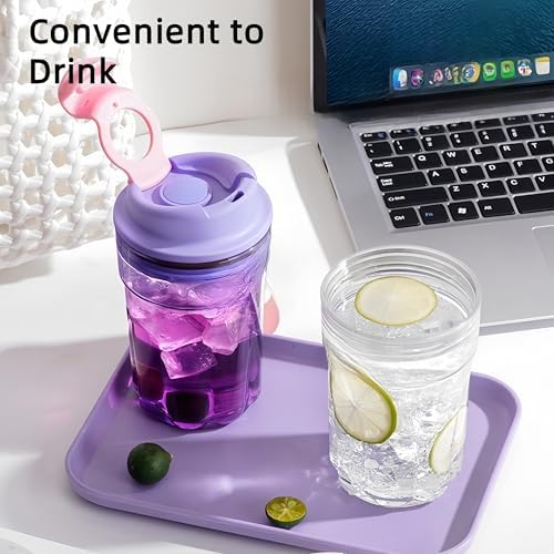 16oz Trendy Reusable Portable Tumbler, Leakproof Cup with Carry Strap