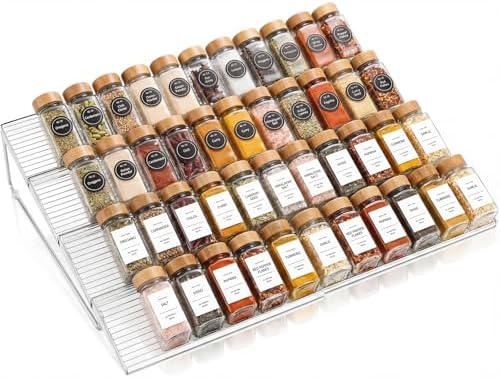 LETGO 8 Pack Adjustable Spice Rack for Drawer- Expandable From 11" to