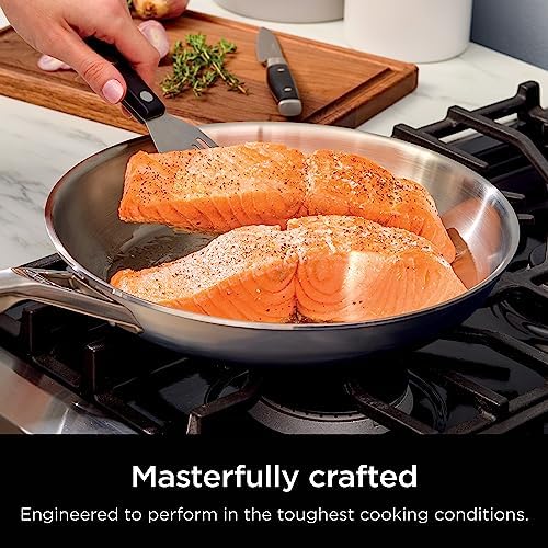 Ninja® EverClad 7-Pc Stainless Steel Cookware Set, Silver, C99007