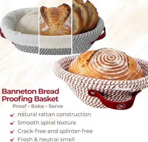Sourdough Starter Kit for Beginners, 34oz Jar & Complete Baking Tools