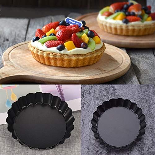 Mini Tart Pans, Nonstick 4 Inch Mini Quiche Pan Removable Bottom Tart