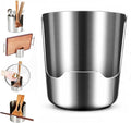 Multi-Functional Stainless Steel Kitchen Utensil Holder, 2‐In‐1 Spoon