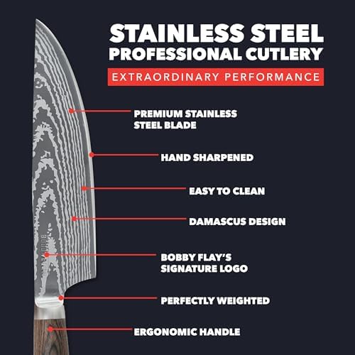 GreenPan x Bobby Flay 13-Piece Stainless Steel Knife Block Set