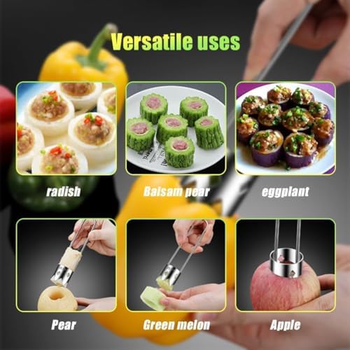 2026 New Multifunctional Fruit & Vegetable Core Remover – Red Bell