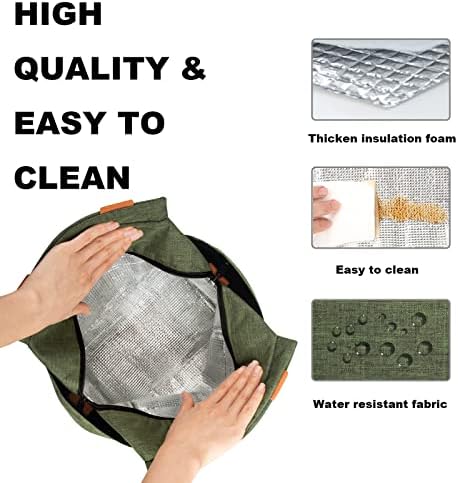 Joymee Lunch Box for Women Reusable Leakproof Insulated Lunch