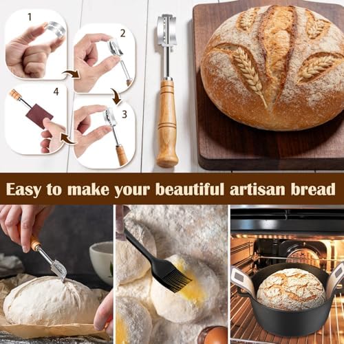 P&P CHEF Sourdough Bread Baking Supplies, Sourdough Starter Kit