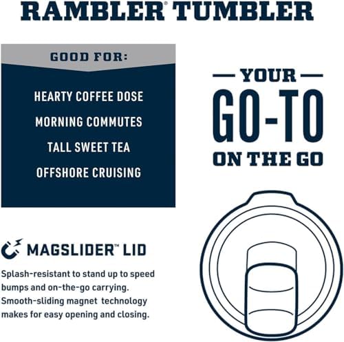 YETI Rambler 20 oz Stainless Steel Vacuum Insulated Tumbler