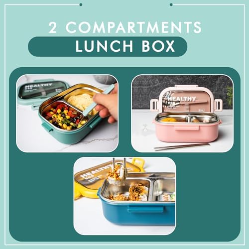 Easy Togo 28oz Stainless Steel Bento Lunch Box – Small Leakproof
