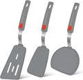 Silicone Spatula Turner Set of 3, Beijiyi 600°F Heat Resistant Cooking Spatulas by Beijiyi