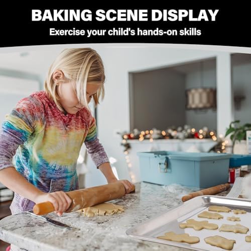 Set of 3 Baking Sheet, Stainless Steel Cookie Sheet Baking Sheet Pan