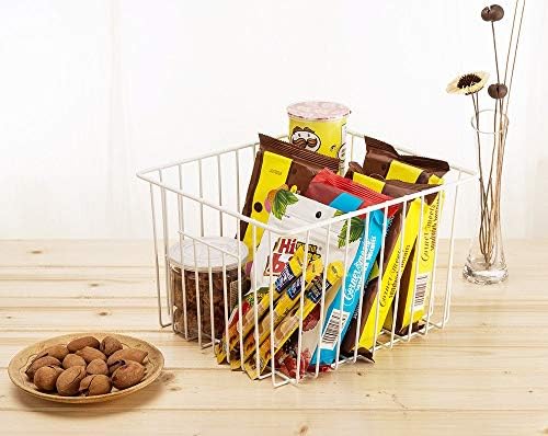 Slideep Fridge Freezer Baskets, Wire Storage Organizer Basket