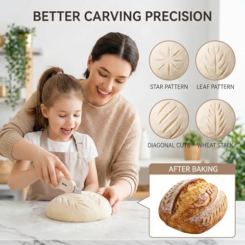Bread Lame Sourdough Scoring Tool,Extractable & Magnetic Bread Knife