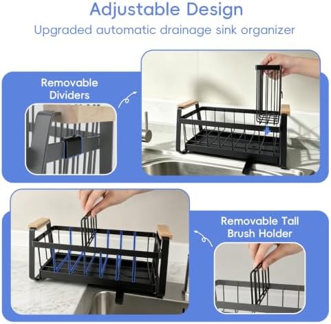 304 Stainless Steel Self-Draining Sink Caddy