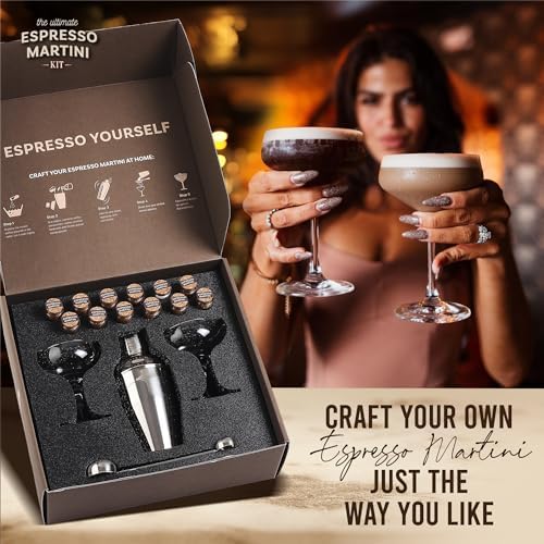 Espresso Martini Gifts Kit - Anniversary and Birthday Gifts for Women