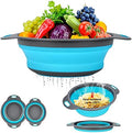 zoopod Collapsible Colander Basket 2 of Set,Vegetables Fruit Washing