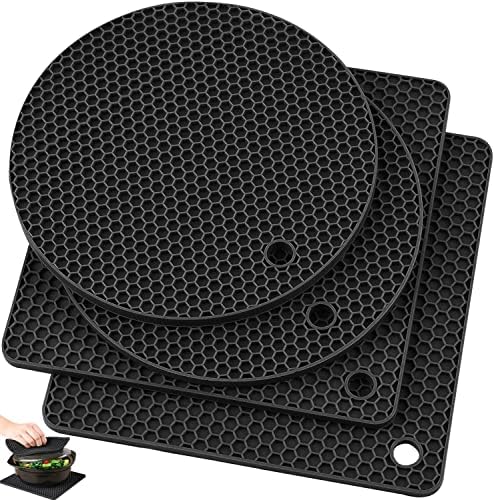 Silicone Trivet Pot Mat, Silicone Pot Holders for Hot Pan and Pot