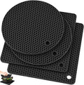 Silicone Trivet Pot Mat, Silicone Pot Holders for Hot Pan and Pot