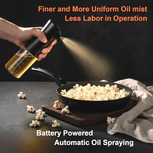 Electric Olive Oil Sprayer and Dispenser Bottle