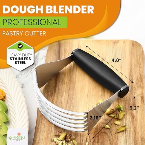 Spring Chef XL Pastry Blender, Durable Dough Blender For Baking