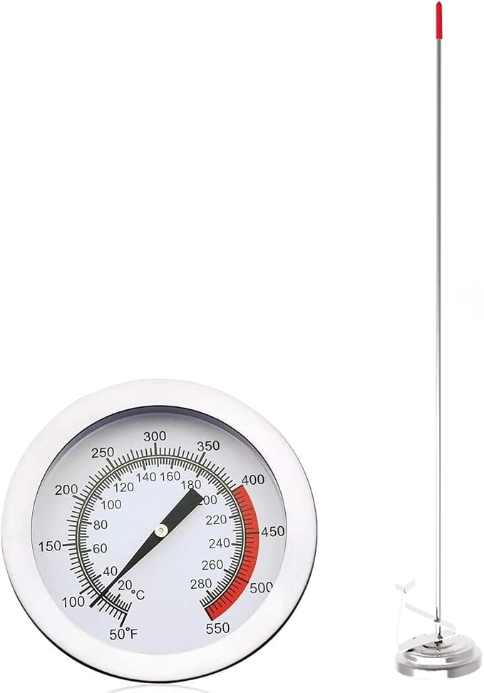 Lightbeam 16" Long Stem Deep Fry Thermometer - Image 2