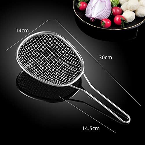 Coarse/Fine Mesh Strainers for Kitchen Stainless Steel Mesh Noodle