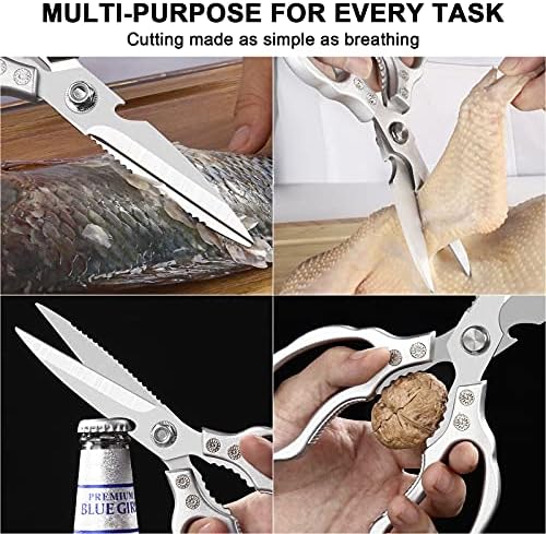 CGBE Kitchen Scissors, Multi-Purpose Kitchen Shears, Heavy Duty