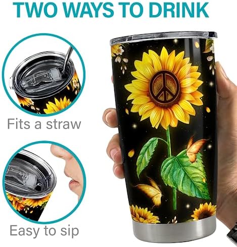 SANDJEST Inspirational Gifts for Birthday Inspirational Cups Tumbler