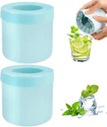 Small Ice Maker Cup, Cylinder Silicone Ice Cube Molds, Mini Ice Maker Cube Tray by Achouray