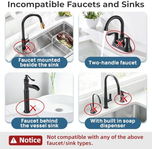 PoYang 2 Pack Faucet Mat for Kitchen Sink Splash Guard, Short 17.7x4.7