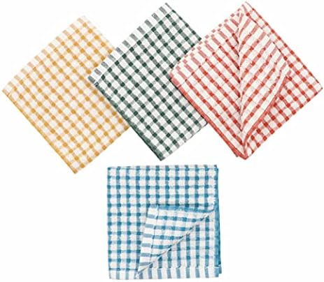 Cotton Dish Rags Dish Cloths For Washing Dishes,8Pack,11.8”x11.8”