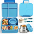 JSLOVE Bento Lunch Box with Leak Proof Insulated Food Jar for Kids