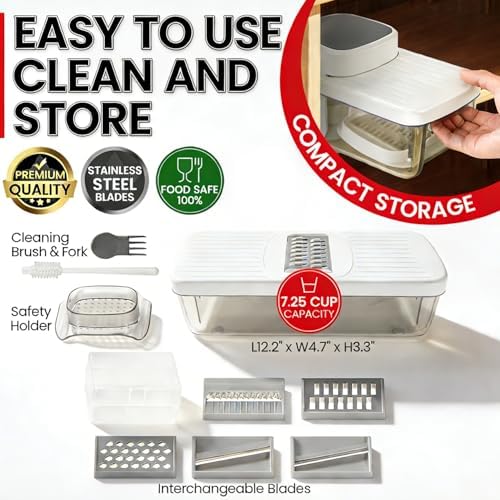 6-in-1 Vegetable Chopper Mandoline Slicer