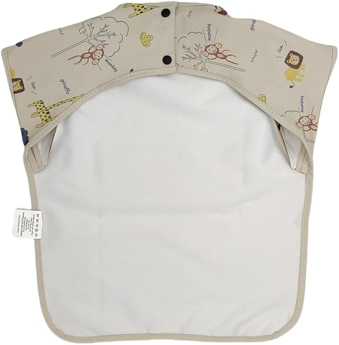 Waterproof Baby Bibs, Infant Toddler Extra Cover Feeding Bib - Image 7