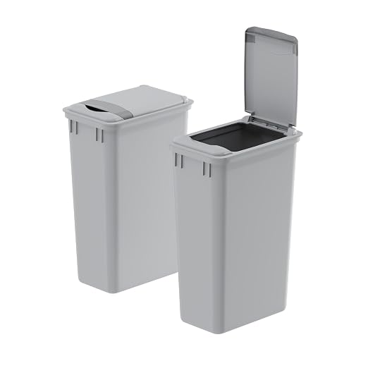 Dowell Wastebasket Trash Can Container, Plastic Garbage Bin, - Image 2