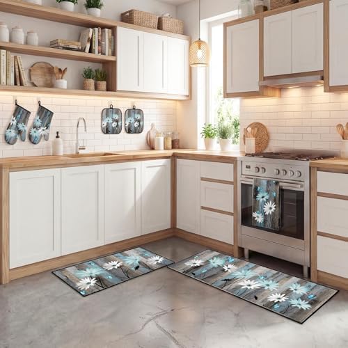 10 Pack Kitchen Decor and Accessories Set, Floral Rustic