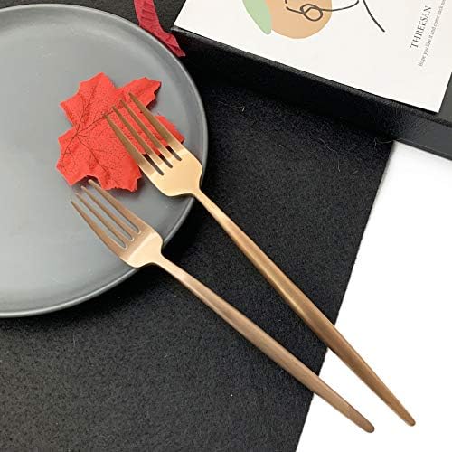 JASHII 18/10 Rose Gold Flatware Silverware Set 304 Stainless Steel