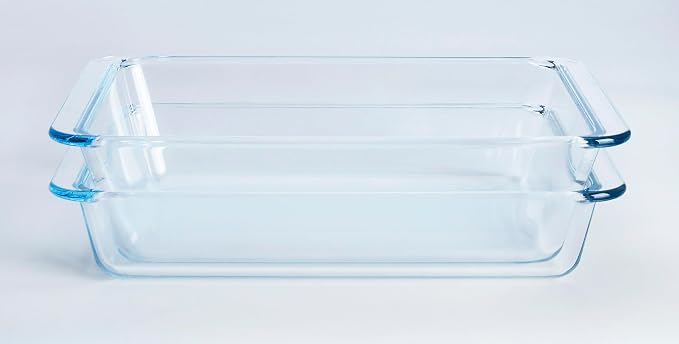 Set of 2 pcs Tempered Glass Baking Dish Set, Deep and Classic Borosilicate - Image 6