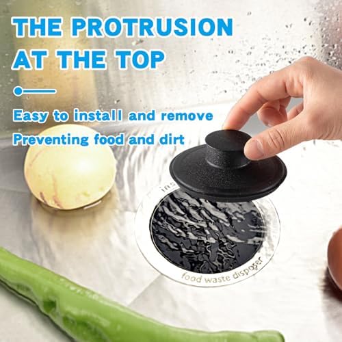 Garbage Disposal Splash Guard 3 3/8" Kitchen Sink Baffle Replacement