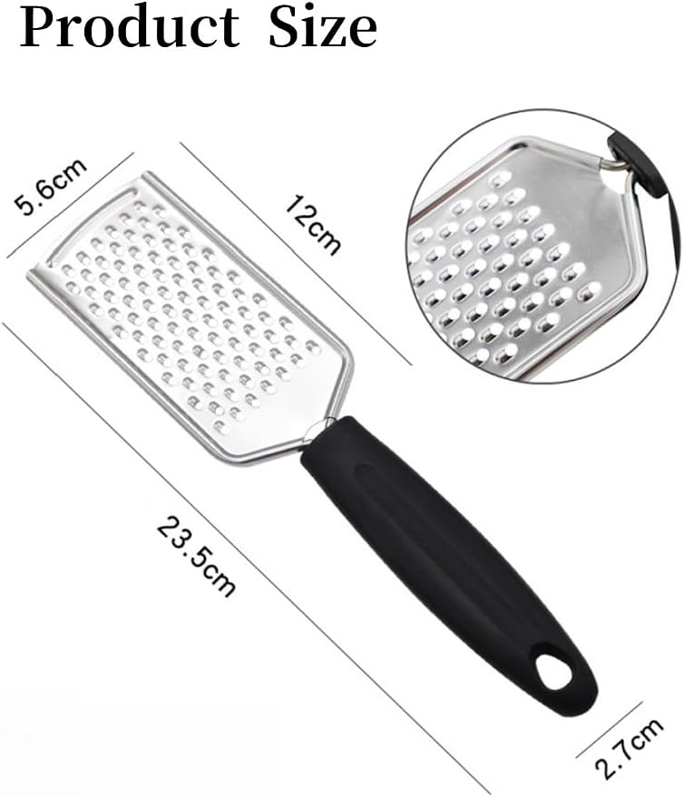 1Pack Stainless Steel Cheese Grater, Handheld Cheese Grater, Ergonomic - Image 2