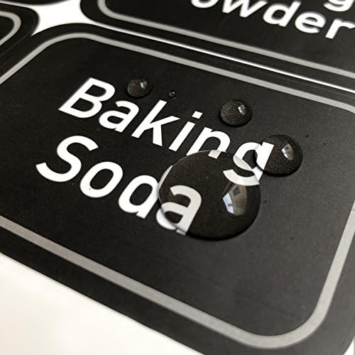 AllSpice 208 Preprinted Water Resistant Bulk Pantry Labels Set
