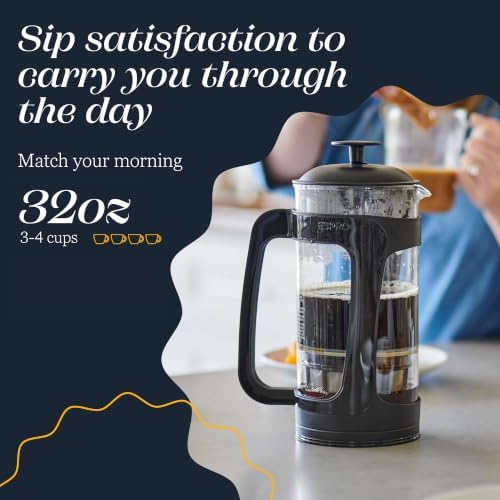 ESPRO P3 32oz Black French Press Coffee Maker