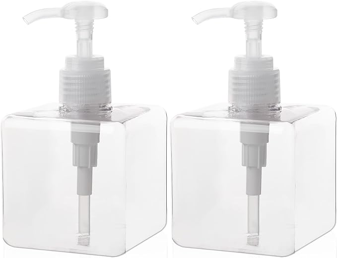 Pump Bottle, Refillable Plastic Empty Lotion Soap Dispenser Liquid Container by JiatuA