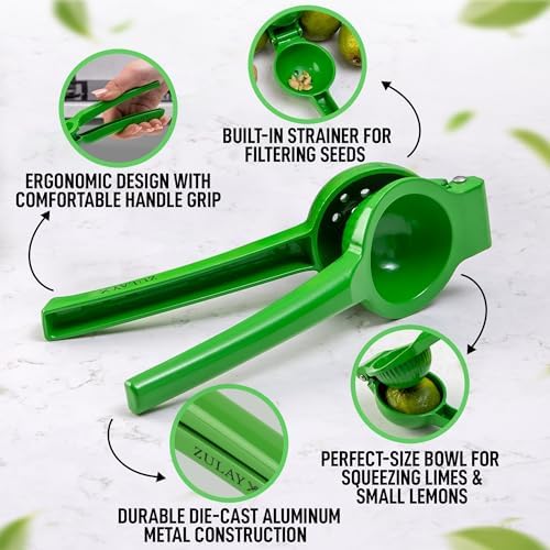 Zulay Kitchen Metal Lime Squeezer